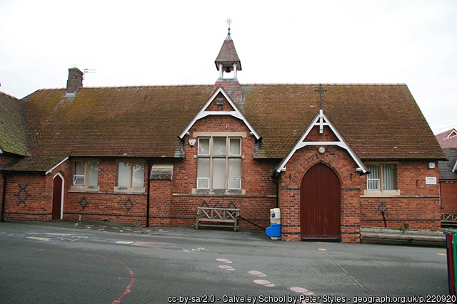 Calveley Primary Academy, c Peter Styles CC BY SA . bit.ly SLASH MVQefT