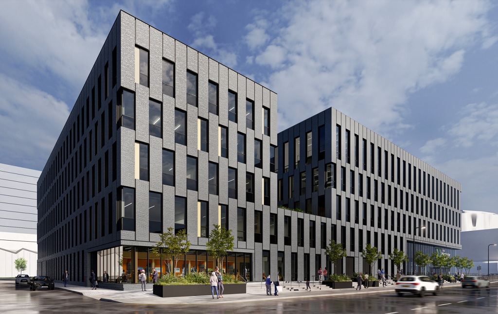 City Centre Campus Manchester College phase two, LTE Group, c Bond Bryan via planning