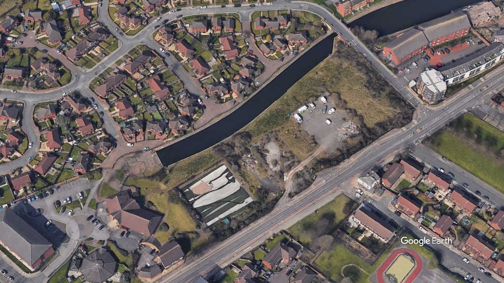 Elaine Norris Centre, Kersh Worral, c Google Earth snapshot