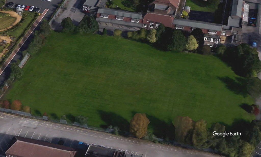 Lockton Lane, Warrington Space, c Google Earth